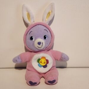 8” CareBears 2008 Harmony Bunny Easter Suit Plush Stuffed Animal